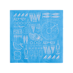 Load image into Gallery viewer, Sandwiches Wrapping Paper -Summer- - The Dana Store