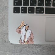 3 Stickers - Sheikh Zayed