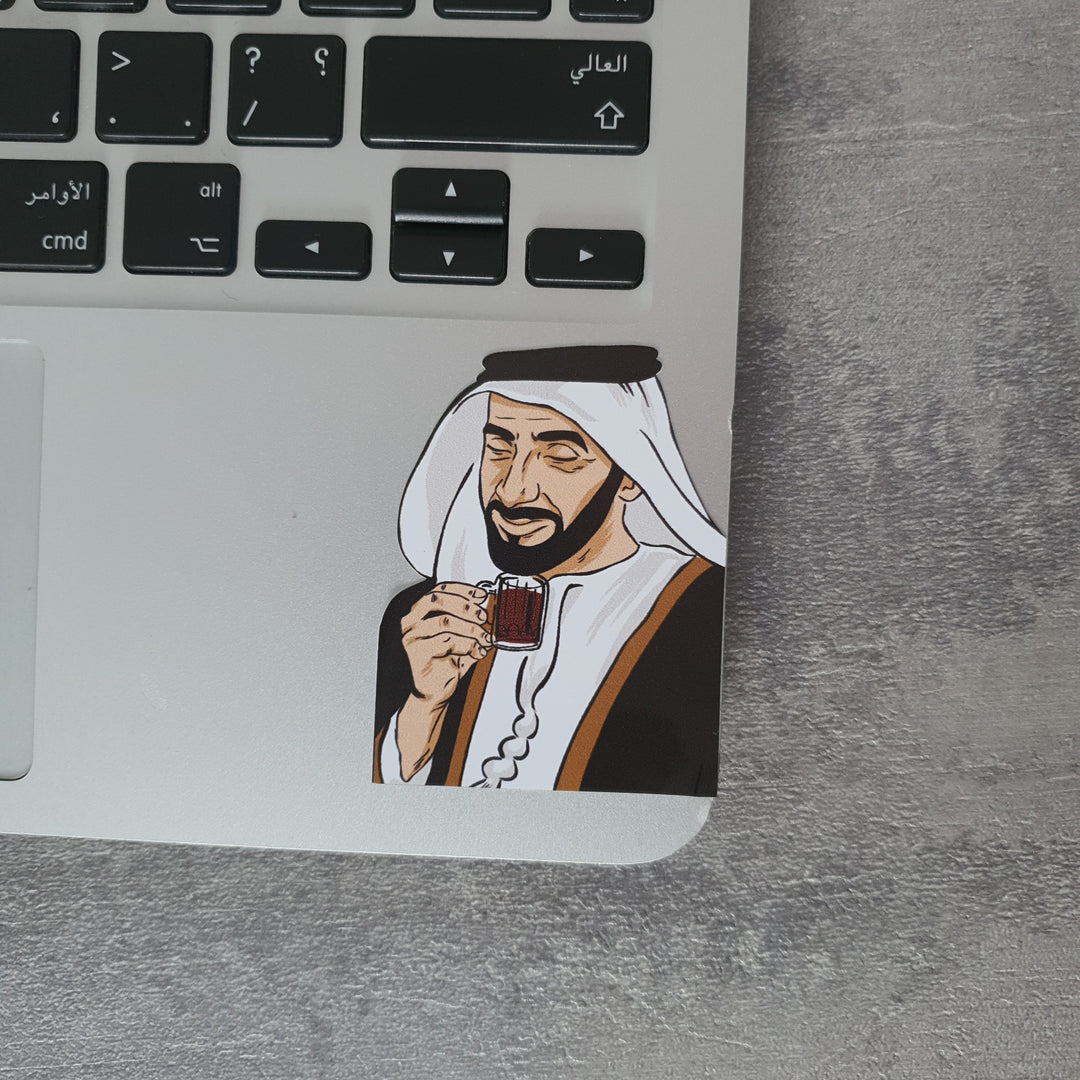 3 Stickers - Sheikh Zayed