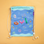 Load image into Gallery viewer, حقيبة قماشية مع ربطة -أ ب ت- 