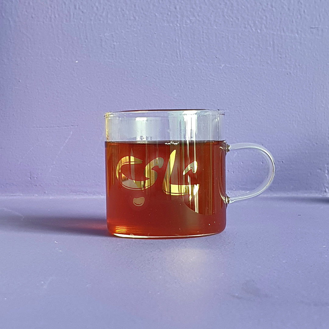 كأس زجاجي -شاي- 6حبات