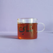 كأس زجاجي -شاي- 6حبات