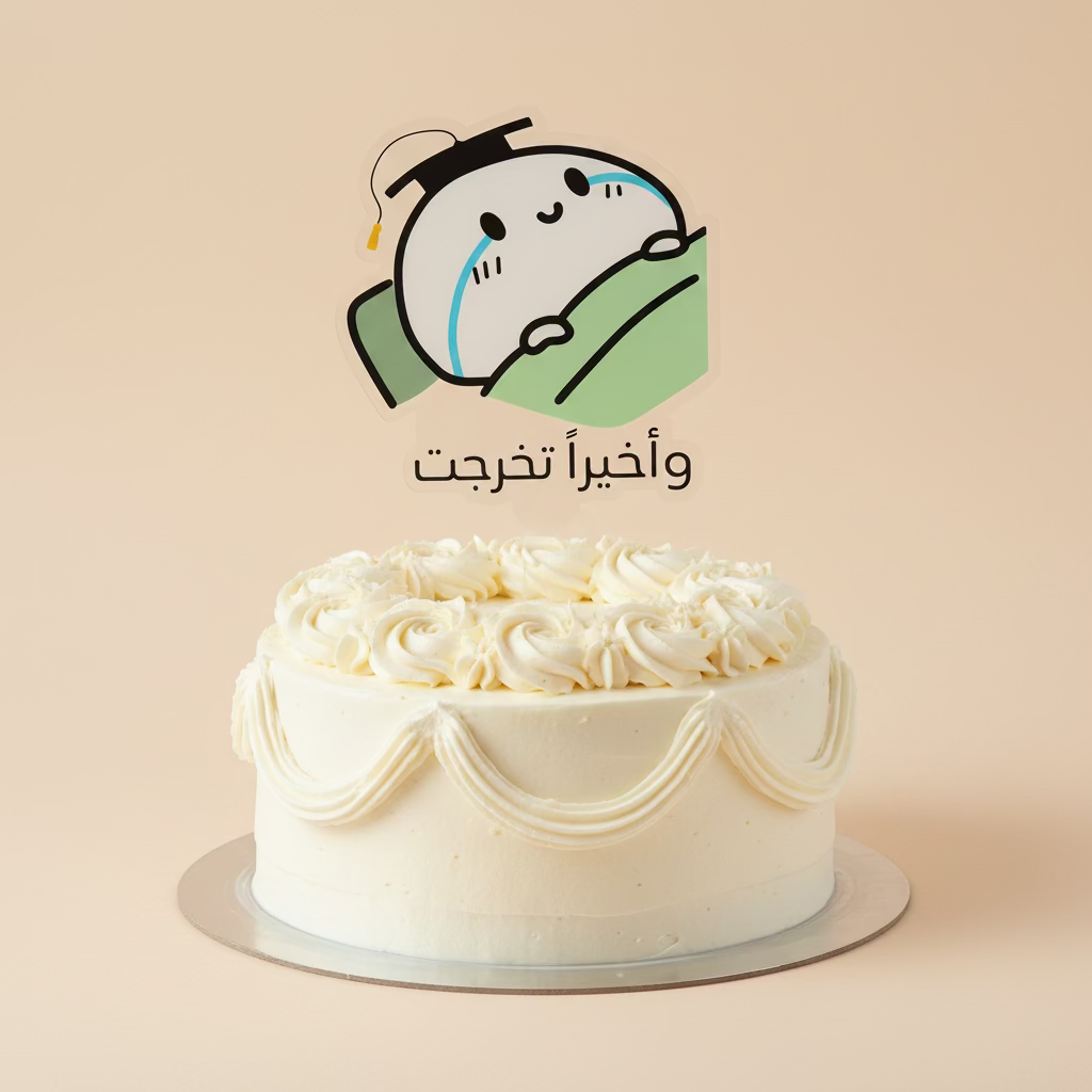 Aclyric Cake Topper -Finally-