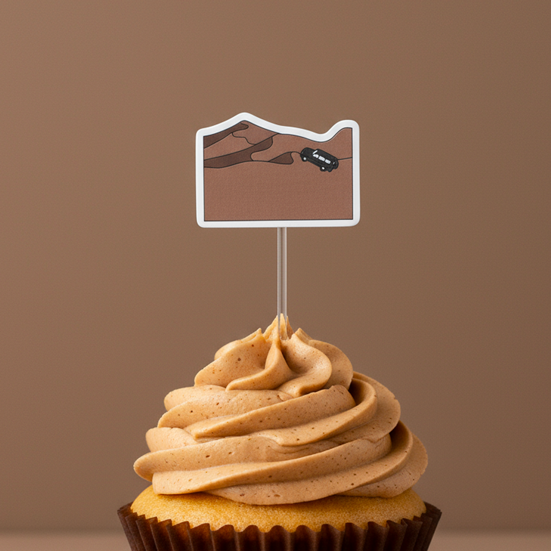 Cupcake Topper -Desert- 30pcs