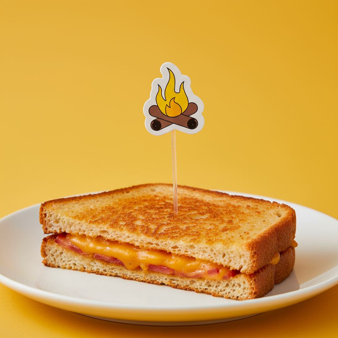 Cupcake Topper -Fire- 30pcs