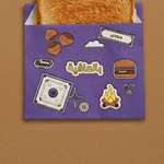 Load image into Gallery viewer, Sandwich Bag -Blue Winter- 50pcs