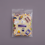 Load image into Gallery viewer, Clear Sandwich Bag -Blue Winter-
