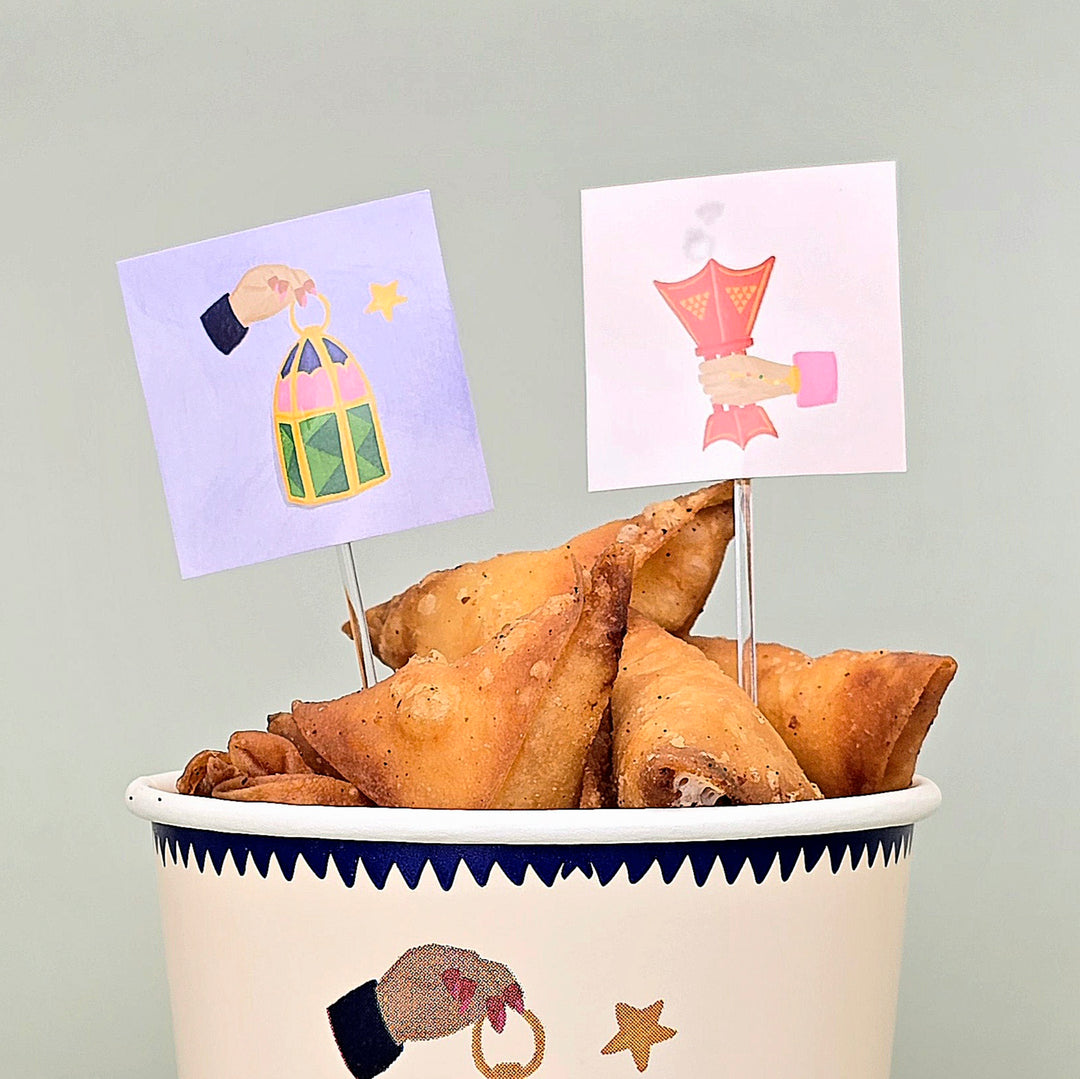 Cupcake Topper -Ramadan 2026 set 1- 30 pcs