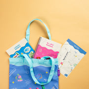 حقيبة قماشية -أ ب ت- 