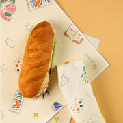 Sandwich Wrapping Paper - ABC School- 50pcs