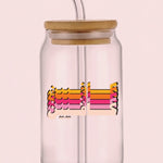 Load image into Gallery viewer, Glass Cup - Caffeine - The Dana Store