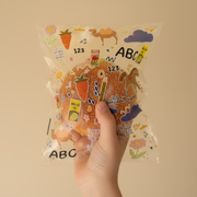 Sandwich Clear Bag-I Love School-25 Bags