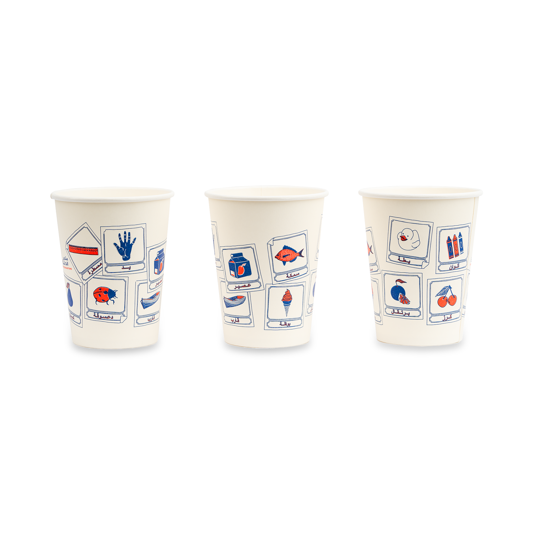 Paper Cup -School- 25pcs – The Dana Store