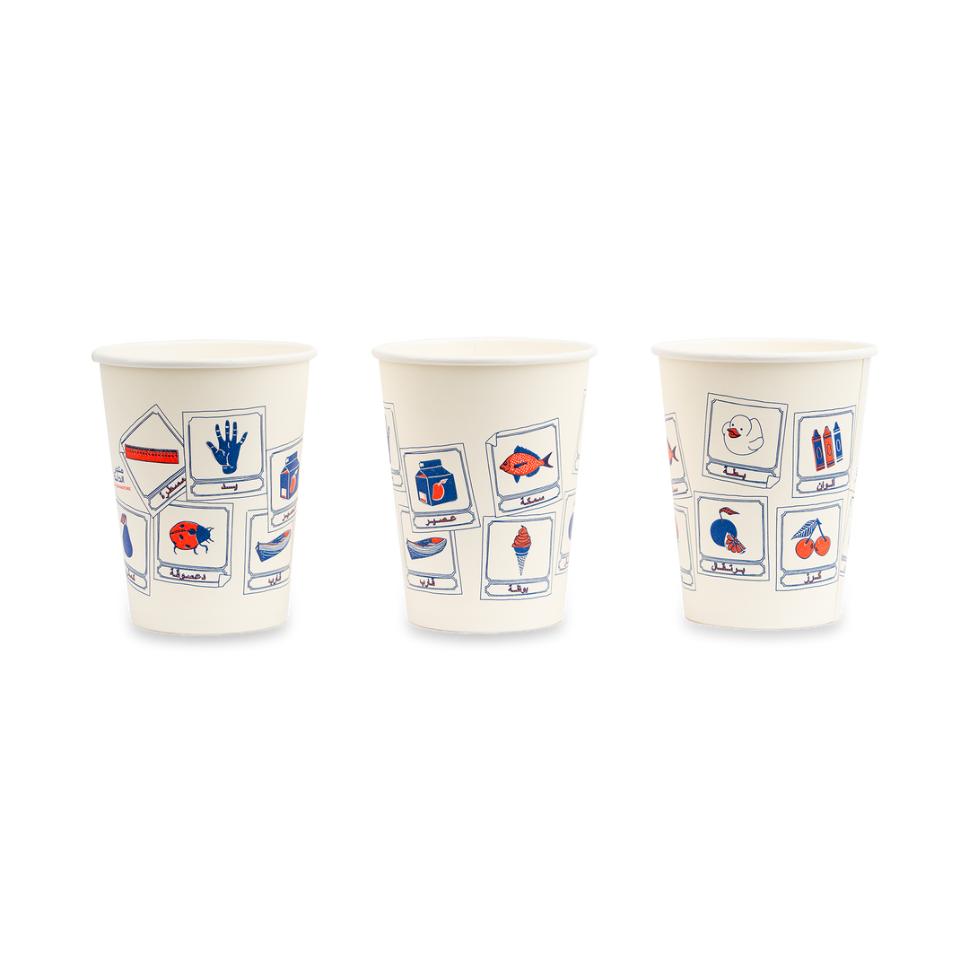 Paper Cup -School- 25pcs