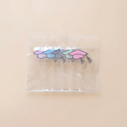 Acrylic Cupcake Topper -Graduation- 5pcs - The Dana Store