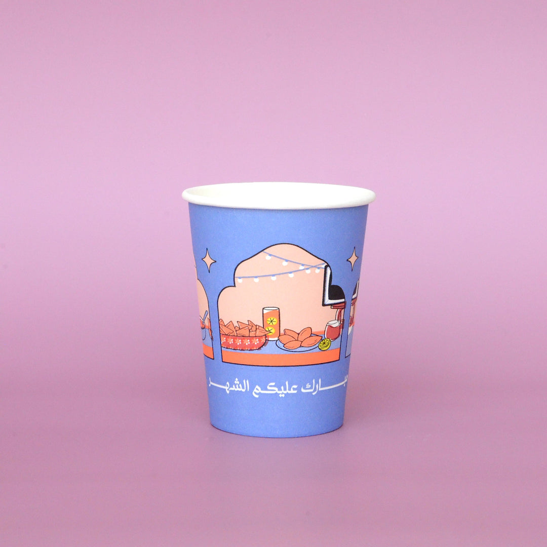 Paper Cup -Ramadan Kareem 2025- 25pcs