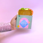 Load image into Gallery viewer, اكياس ورقية للشطائر المربعة -عيد 2025- 50حبة