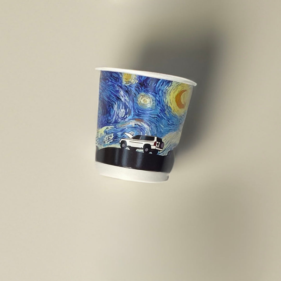 Double Paper Cups -UAE Starry Night- 24pcs