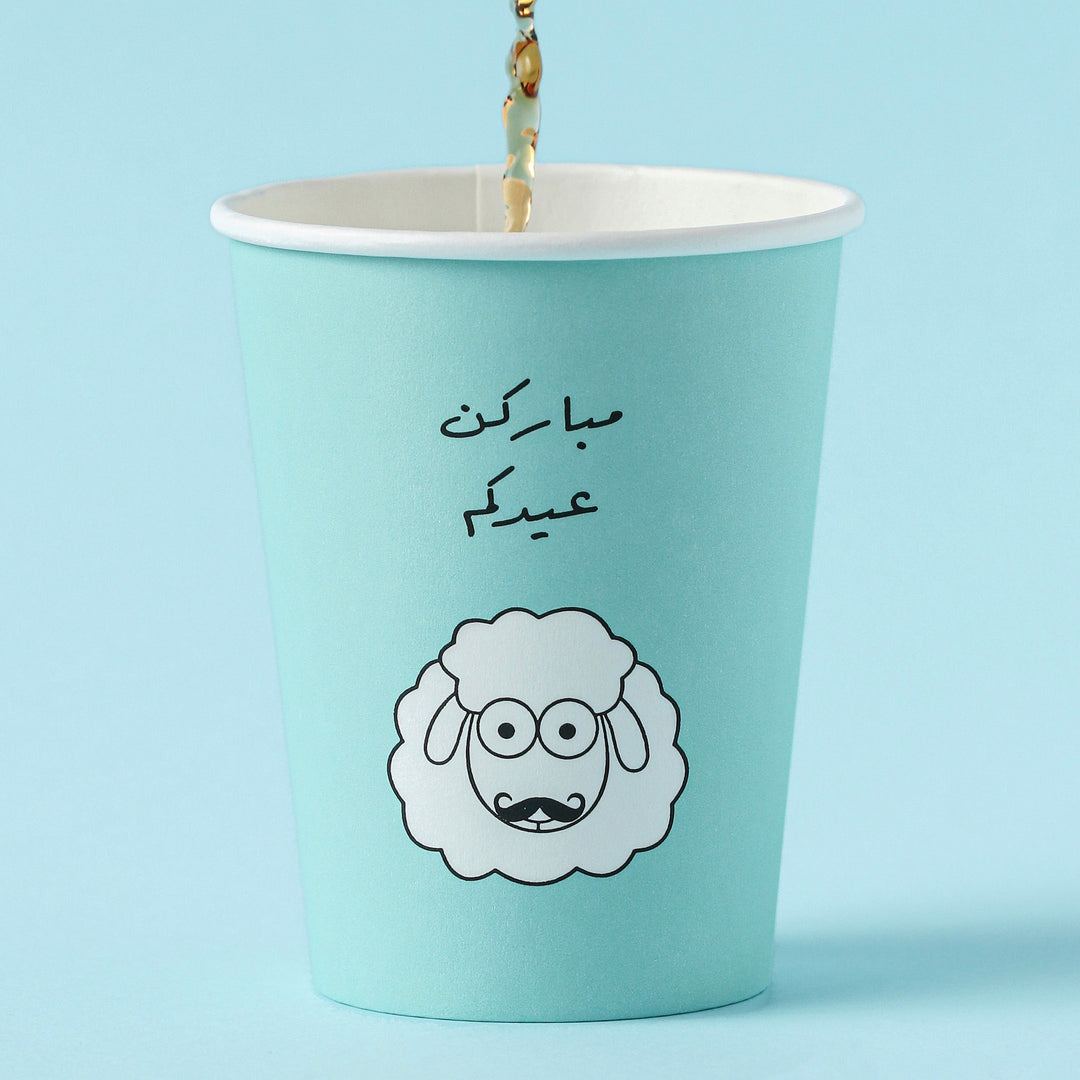 اكواب ورقية -عيد الاضحى 2- 25حبة