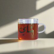 كأس زجاجي -شاي- 6حبات