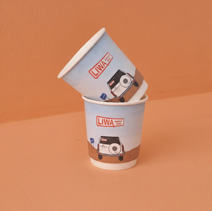 Double Paper Cups -Liwa desert- 24pcs
