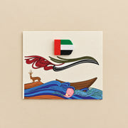 Brooch - UAE Flag Shield