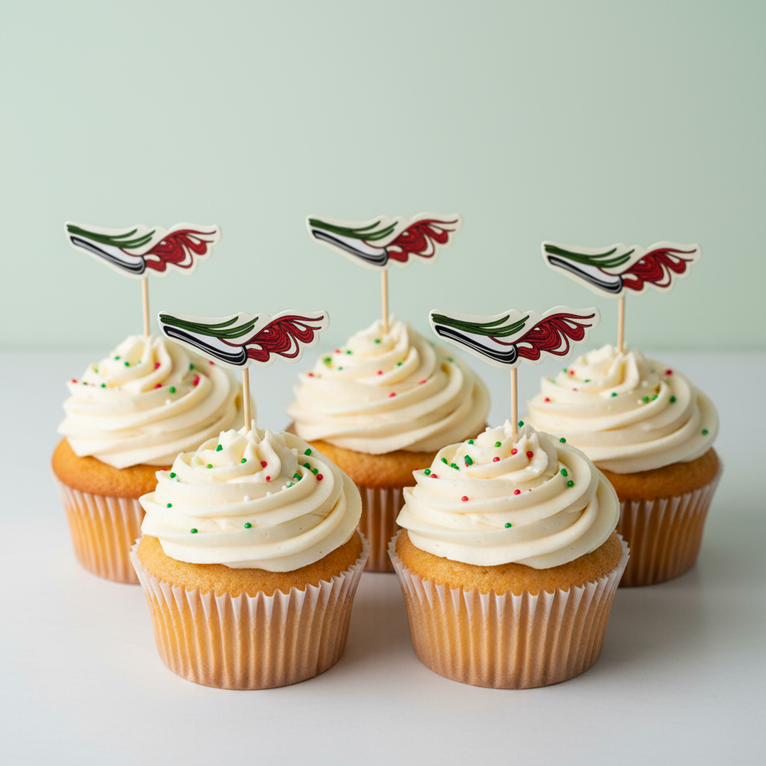 Cupcake Topper -National Day Flag- 30pcs