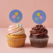 Acrylic Cupcake Topper -Eid Pop- 5pcs