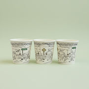 Gahwa Paper Cups -Coffee Stop- 25pcs - The Dana Store