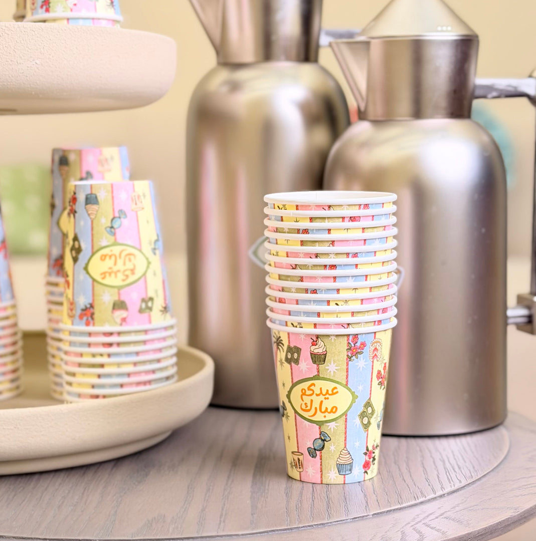 Paper Cups -Eid 2026- 25pcs - The Dana Store