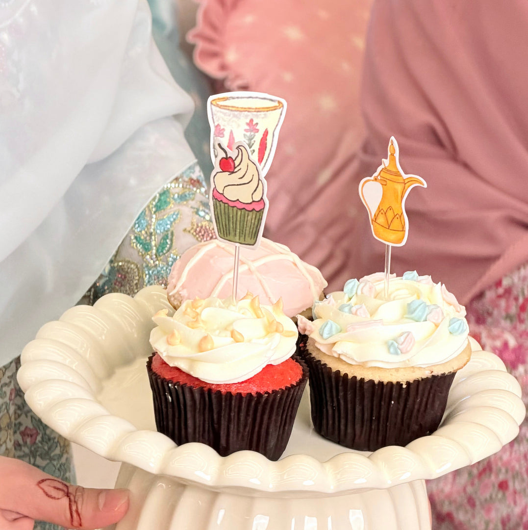 Cupcake Topper Mix -Eid 2026- 25pcs