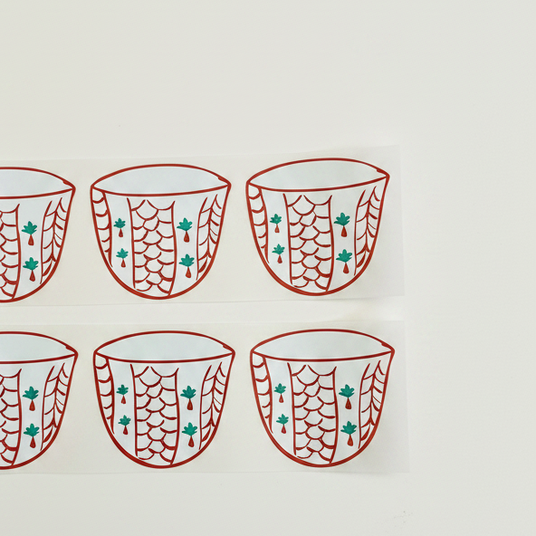 Sticker -Finjan- 12 pcs