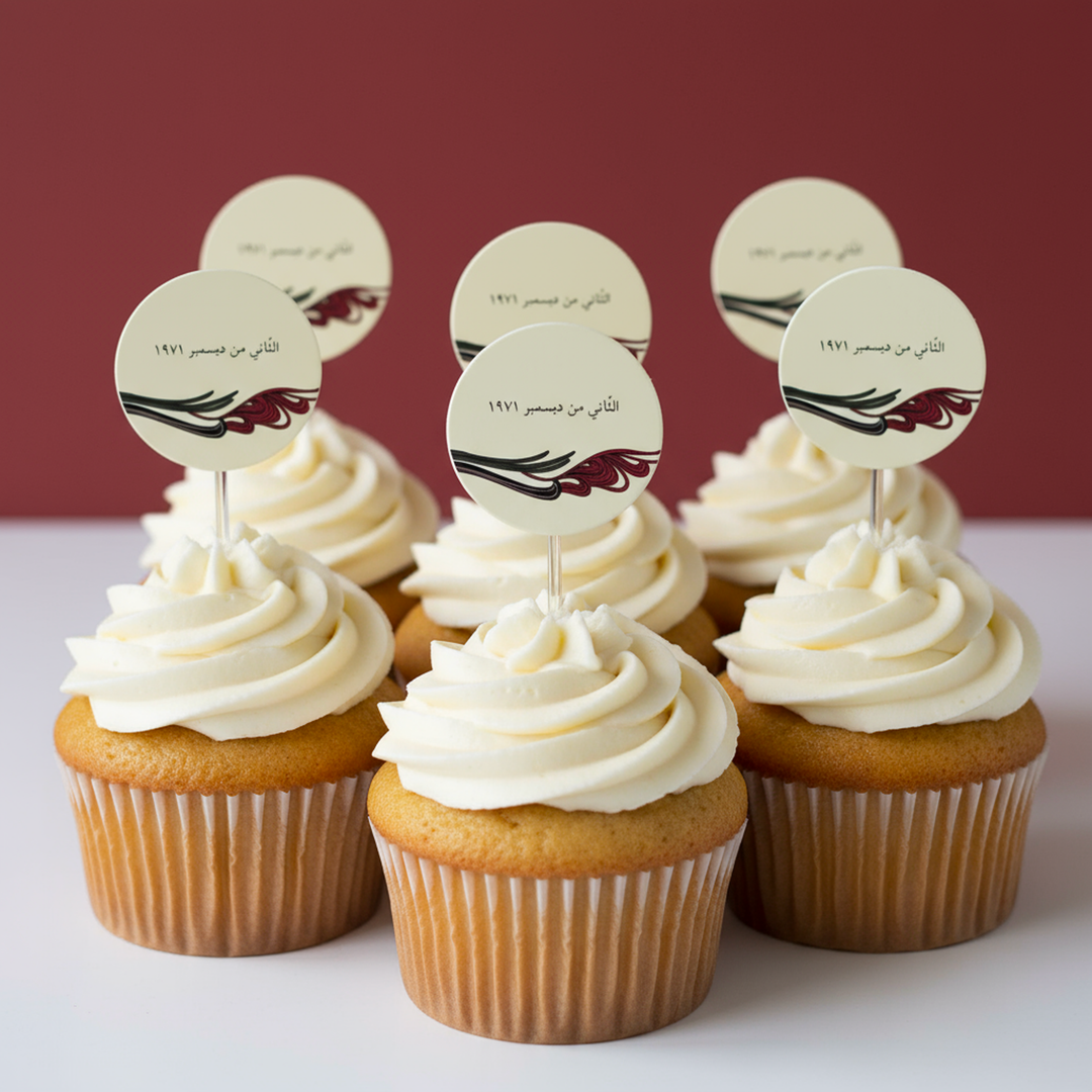 Cupcake Topper -National Day2025- 30pcs