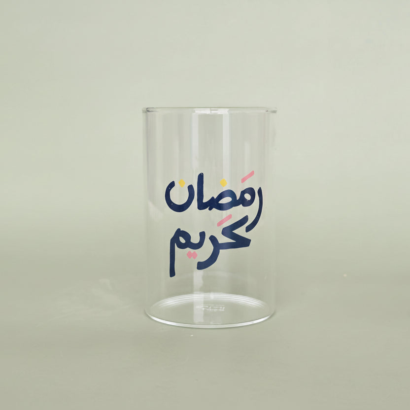 Glass Sweet Cup -Ramadan 2026- 2pcs - The Dana Store