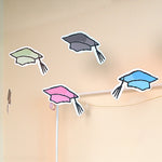 Load image into Gallery viewer, Hanging Decor -Graduation Cap- 5pcs - The Dana Store