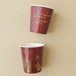 Load image into Gallery viewer, Emirati Women Day -Double Paper Cup- Gold - 25pcs