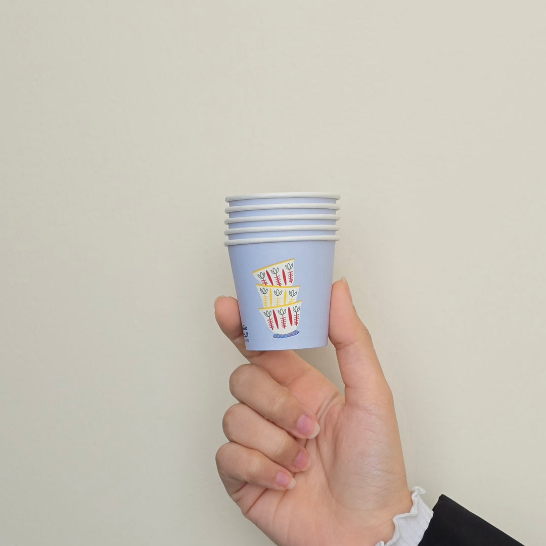 Gahwa Paper Cup -mini Ramadan- 35 pcs - The Dana Store