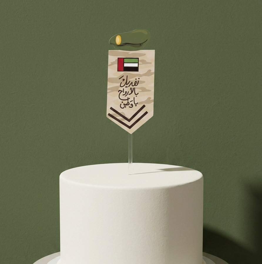 Cake Topper -National Service- 6pcs