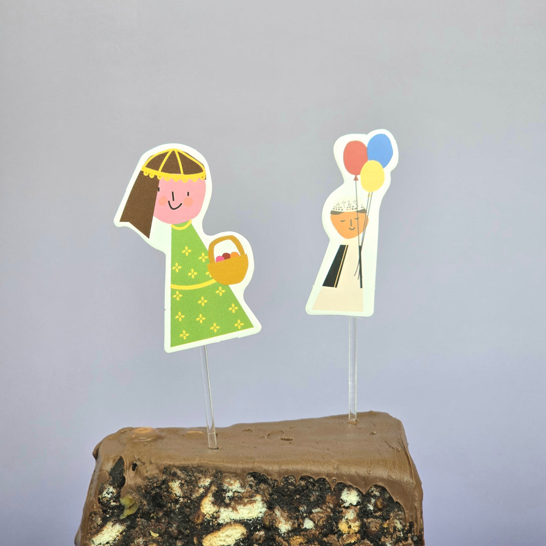 Cupcake Topper -Haq Allaila kids- 30pcs
