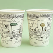 Paper Cups -Coffee Stop- 25 pcs