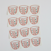 Sticker -Finjan- 12 pcs