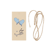 Cards With Rope -Made With Love- 20pcs - The Dana Store