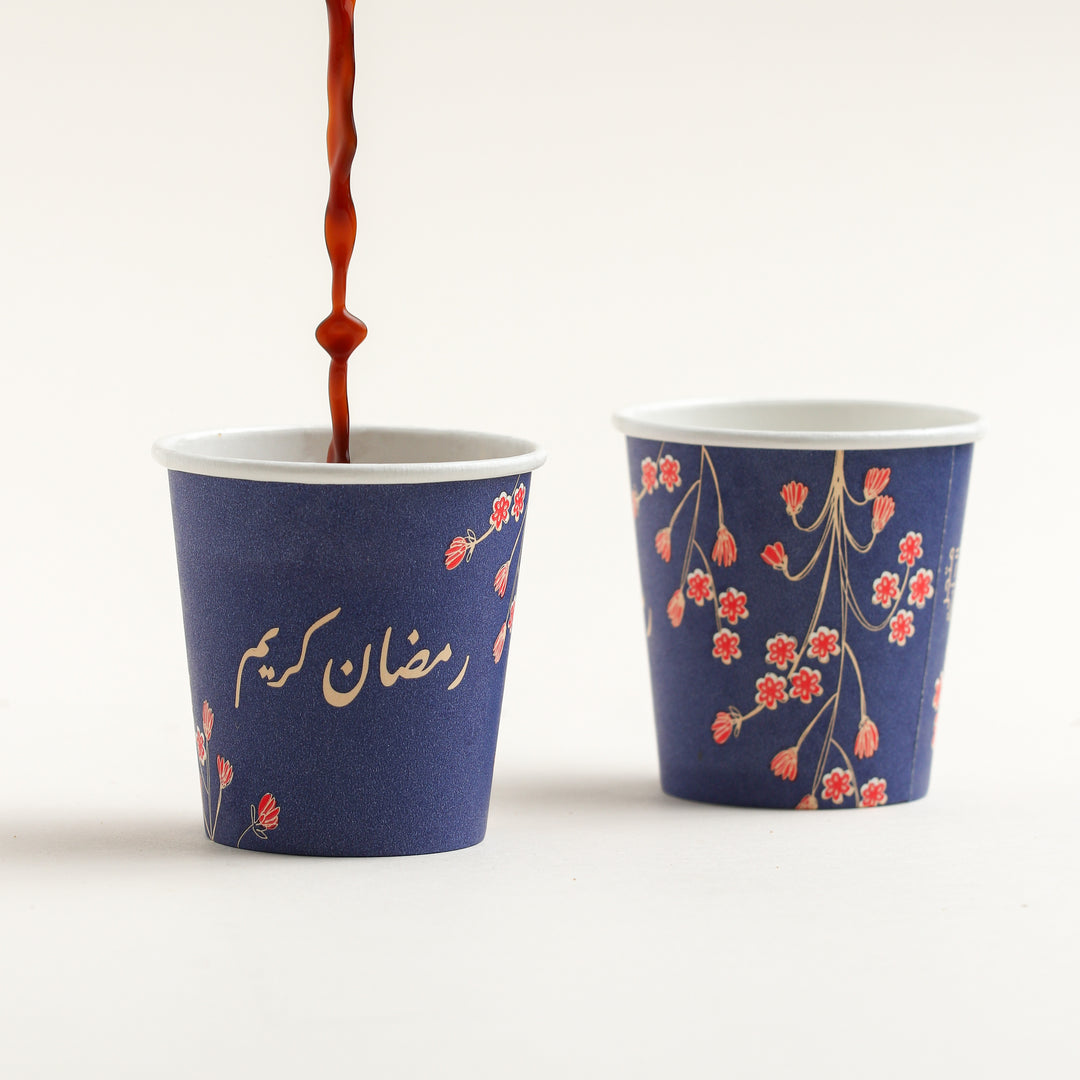 Gahwa Paper Cups -Ramadan Kareem- 25pcs