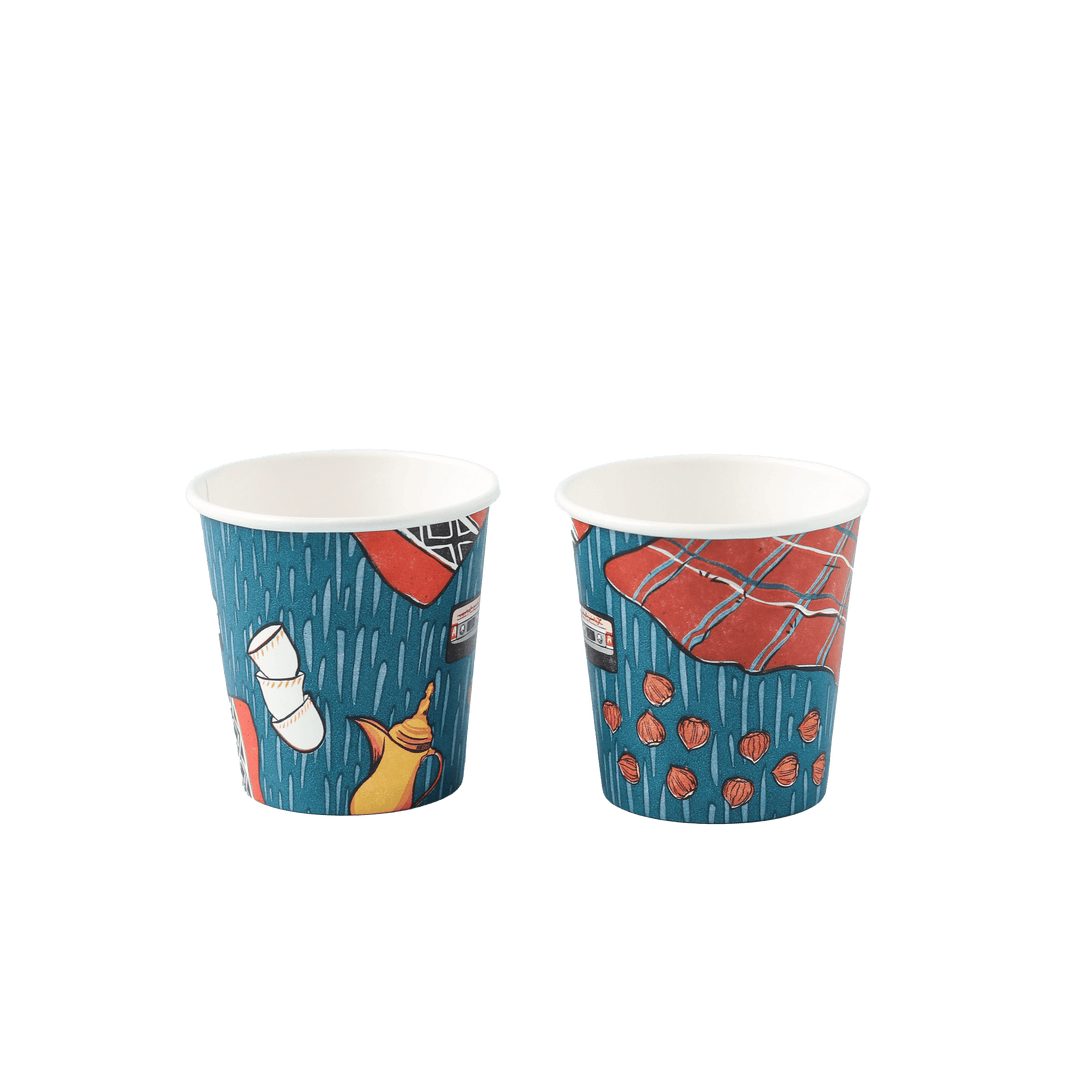 Qahwa Paper Cups -Winter Vibes- - The Dana Store